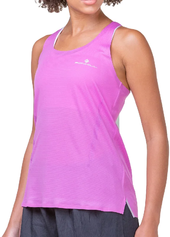 Price Rollback Ronhill Tech Race Womens Running Vest Tank Top - Pink