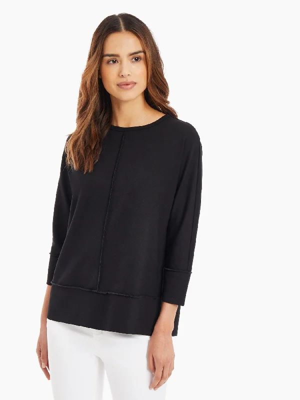 Holiday Sale Seam Detail Dolman Tunic
