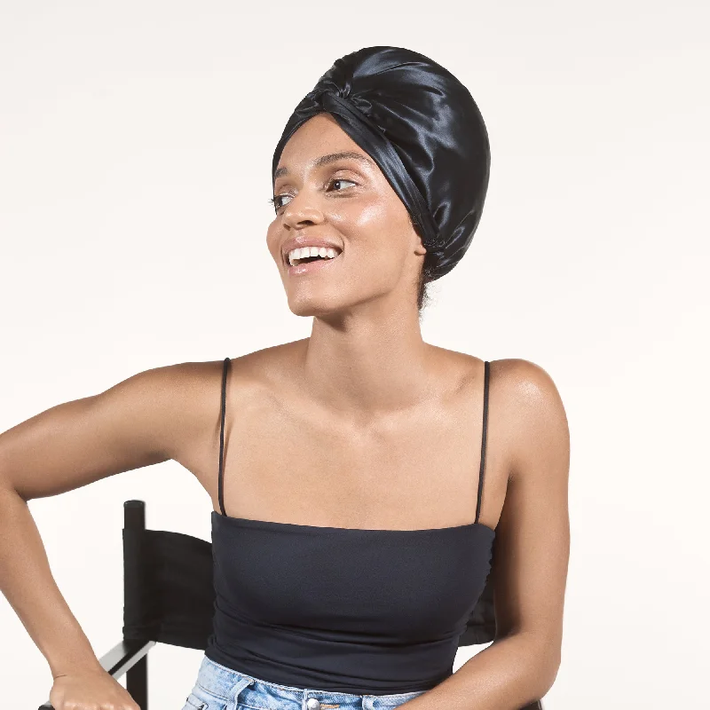 Unmissable Offer Slip Pure Silk Turban