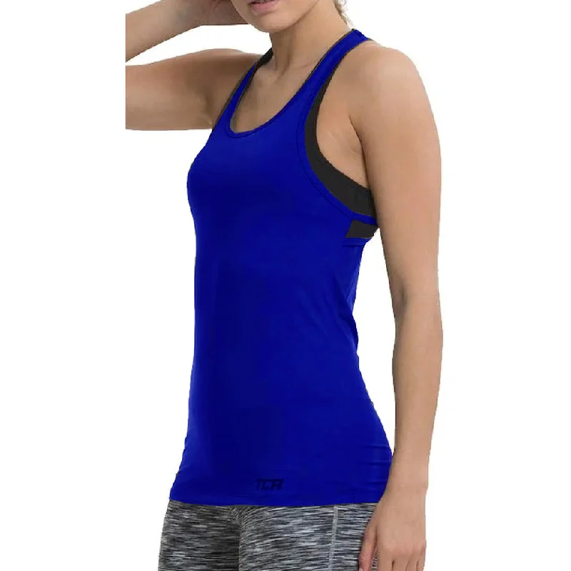 Early Access TCA Tech Racerback Womens Running Vest Tank Top - Blue