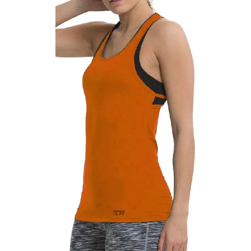 Bonus Savings TCA Tech Racerback Womens Running Vest Tank Top - Orange
