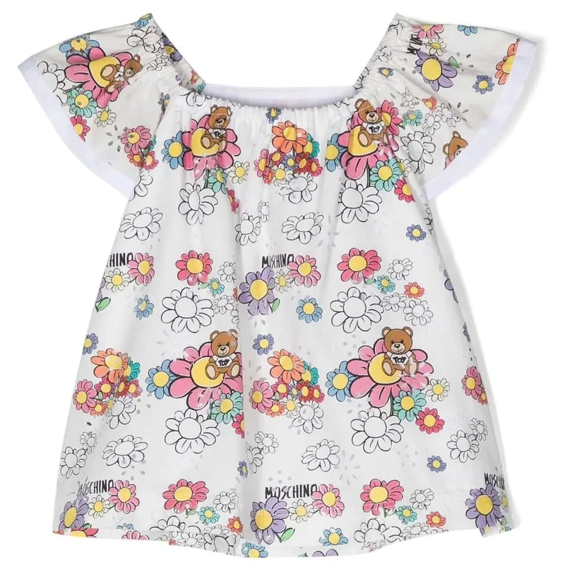 Teddy Bear Cotton Dress