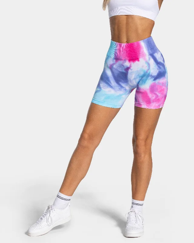 Tie Dye Scrunch Short "Cold"