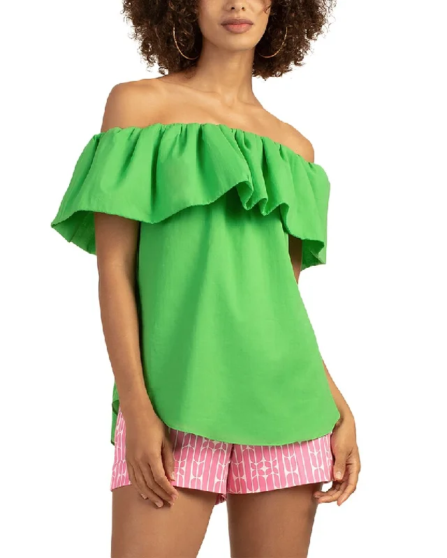 Major Savings Trina Turk Relaxed Fit Air Top