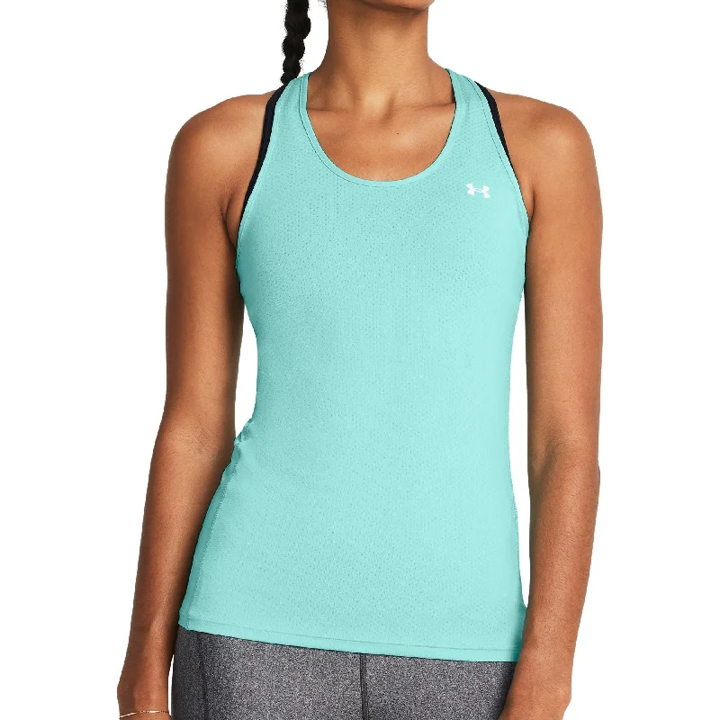 Mega Sale Under Armour HeatGear Racer Womens Training Vest Tank Top - Green