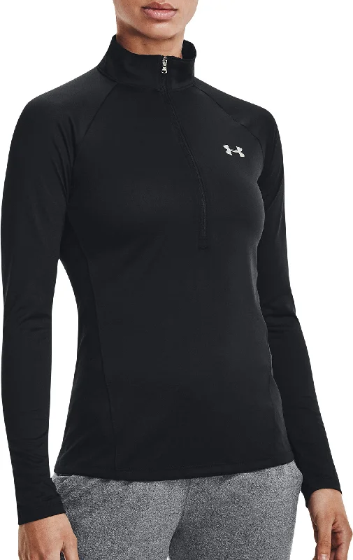 Price Blitz Under Armour Tech Half Zip Long Sleeve Womens Training Top - Black
