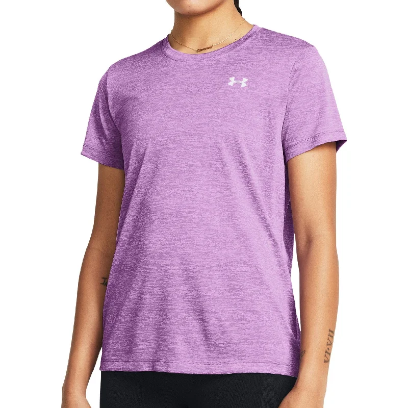 Price Meltdown Under Armour Tech Twist Short Sleeve Womens Training Top - Purple