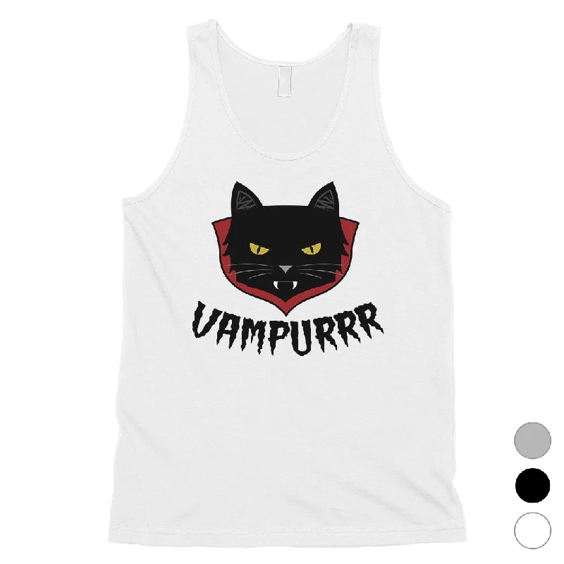 Vampurrr Funny Halloween Costume Cute Graphic Design Mens Tank Top