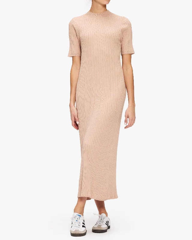 Overstock Sale Varley Maeve Rib Knit Midi Dress