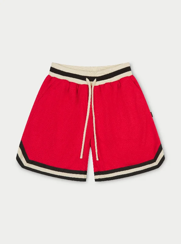 VARSITY MESH SHORT - RED