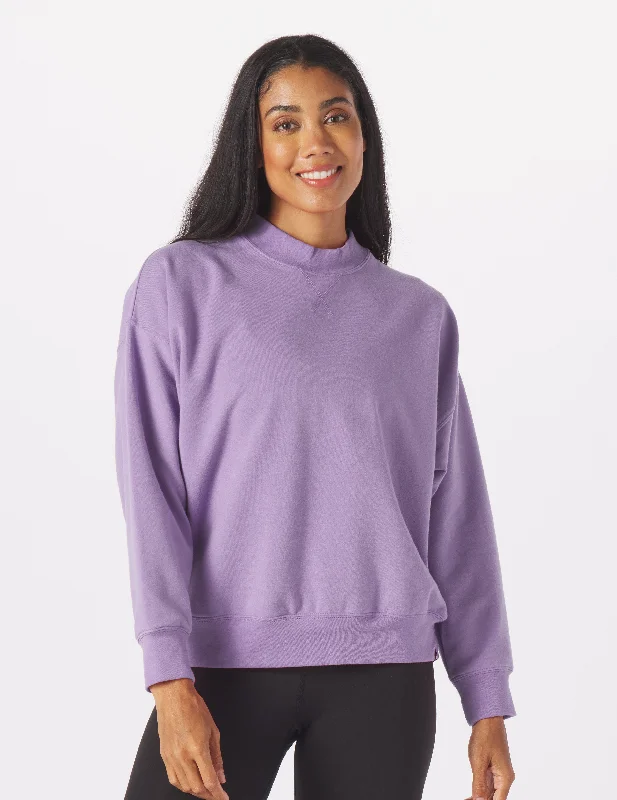Huge Discounts Vintage Oversized Crew: Amethyst