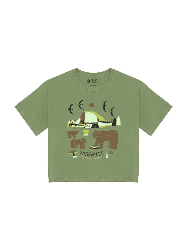 Yosemite Cubs Boxy Tee - Moss