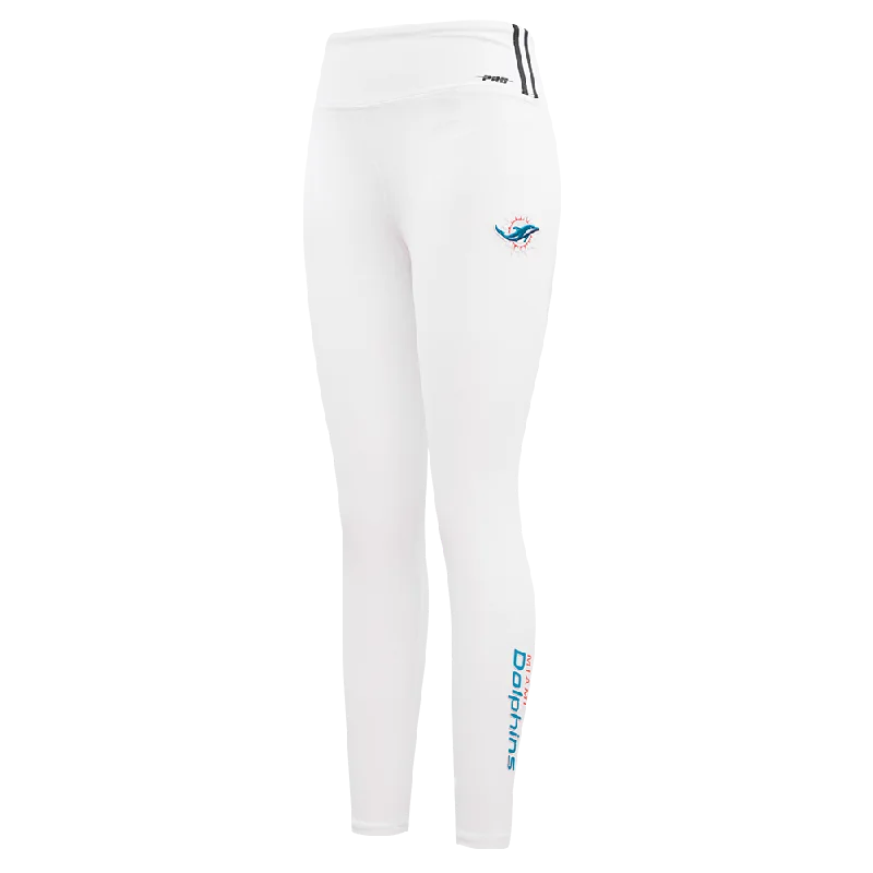 NFL MIAMI DOLPHINS CLASSIC WOMEN'S JERSEY LEGGING (WHITE)