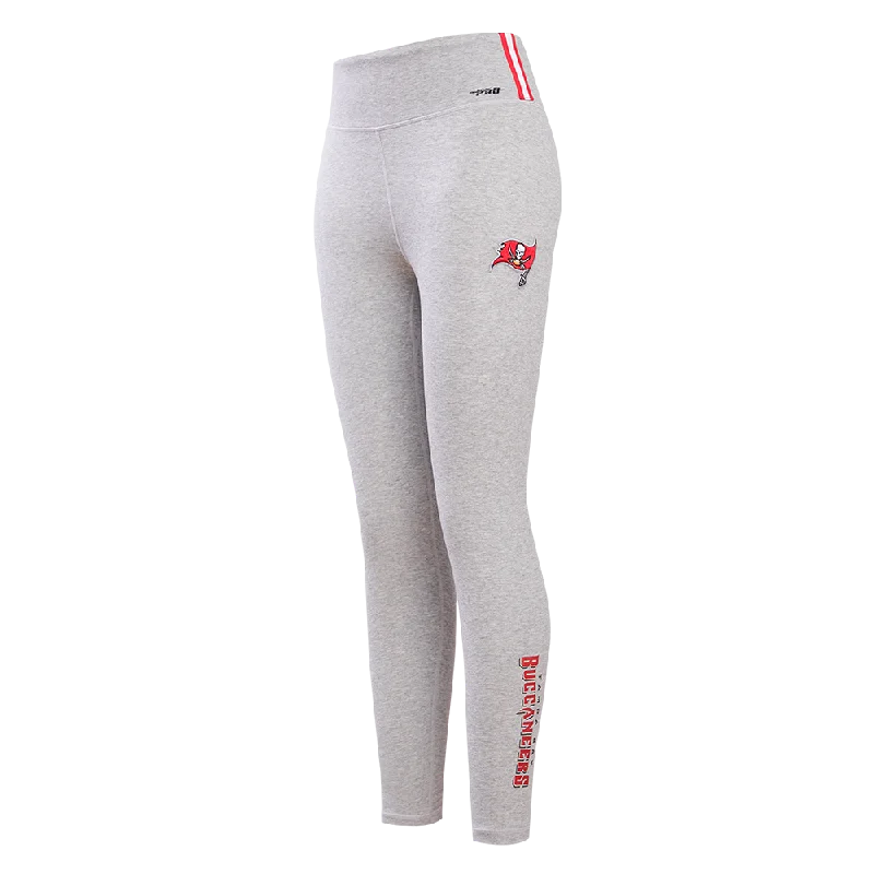 NFL TAMPA BAY BUCCANEERS CLASSIC WOMEN'S JERSEY LEGGING (HEATHER GREY)