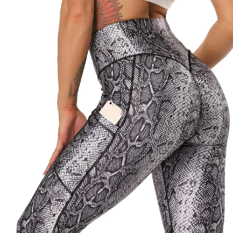 High Waist Yoga Pants With Pockets