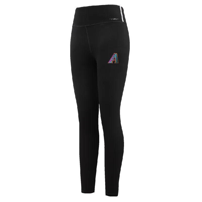 MLB ARIZONA DIAMONDBACKS RETRO CLASSIC WOMEN'S JERSEY LEGGING (BLACK)