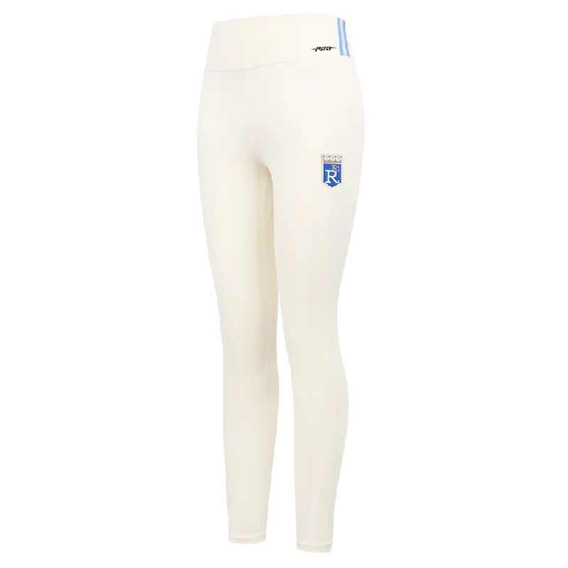 MLB KANSAS CITY ROYALS RETRO CLASSIC WOMEN'S JERSEY LEGGING (EGGSHELL)