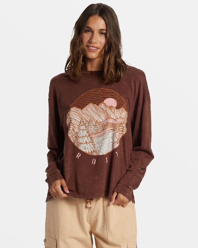 Alpine Paradise Long Sleeve T-Shirt - Fudgesickle