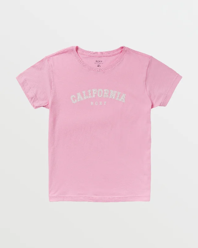 Collegiate California Boyfriend T-Shirt - Prism Pink