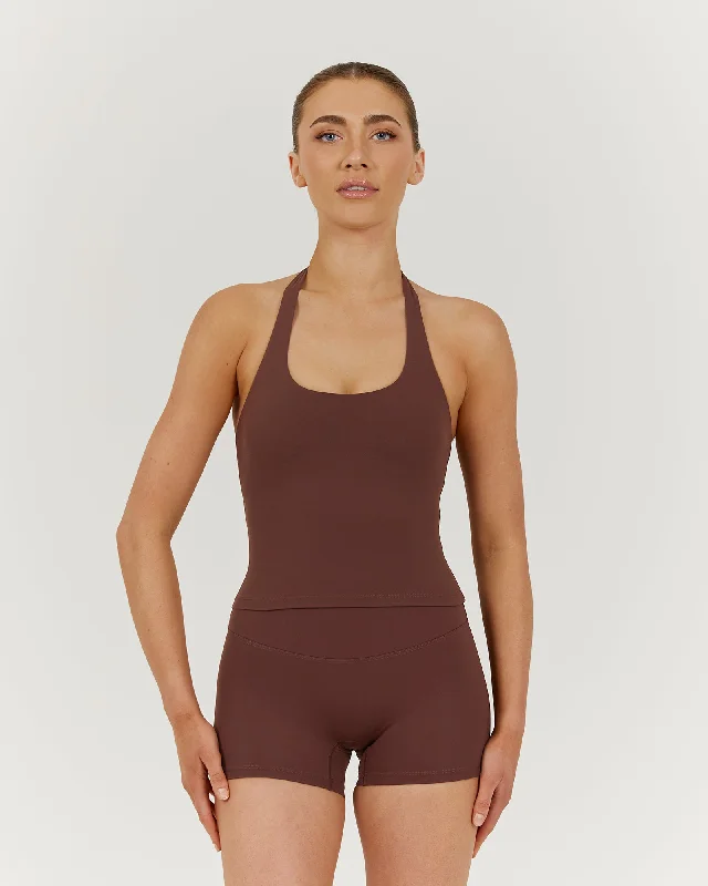 LUXE HALLY TOP - COCOA