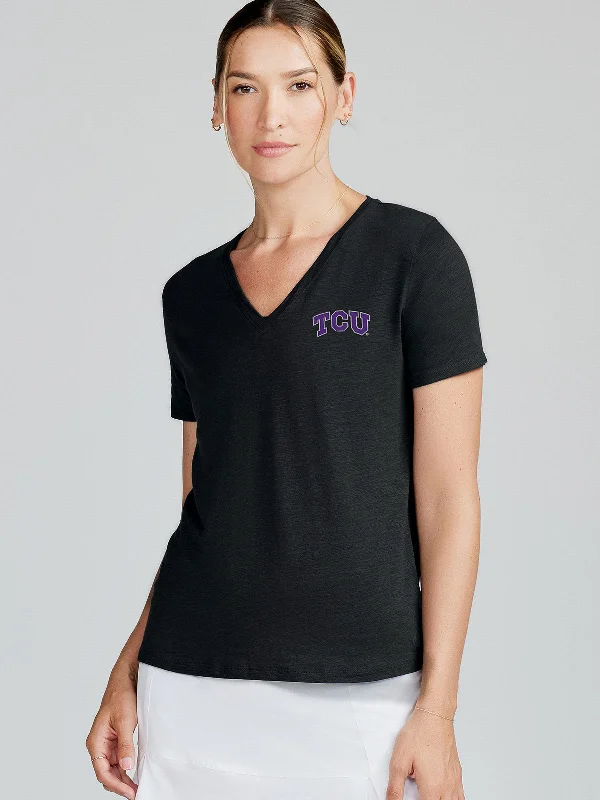 NOLA V-Neck T-Shirt - TCU