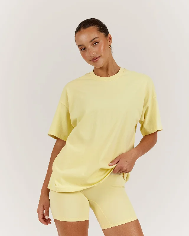 OVERSIZED TEE - BUTTER