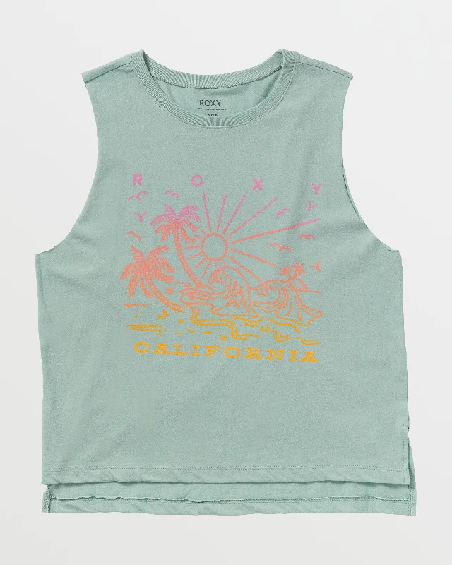 Sunny Days California Tank - Blue Surf