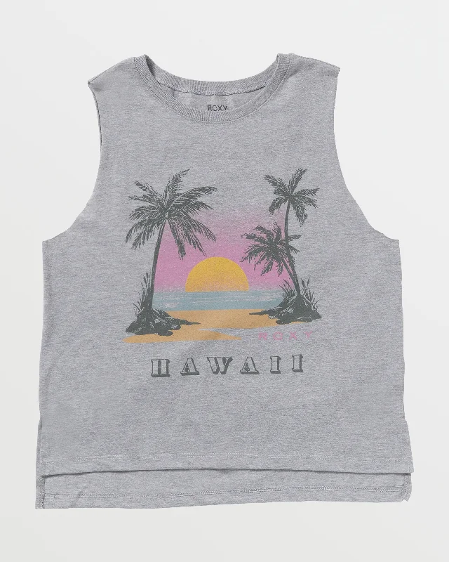 Sunset Beach Hawaii Tank - Heritage Heather