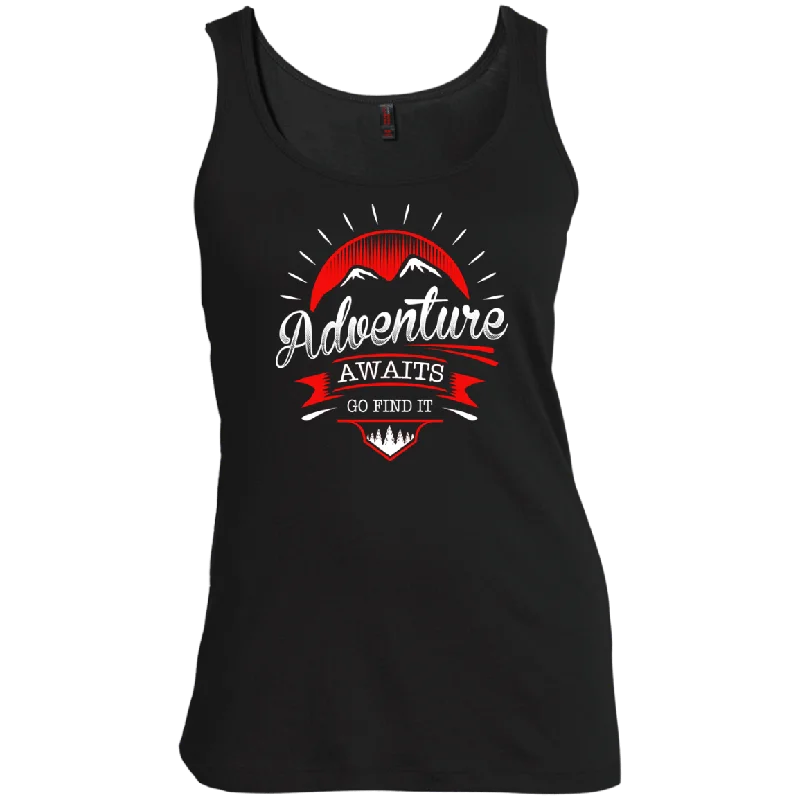 Low Prices Adventure Awaits Go Find It Tank Tops
