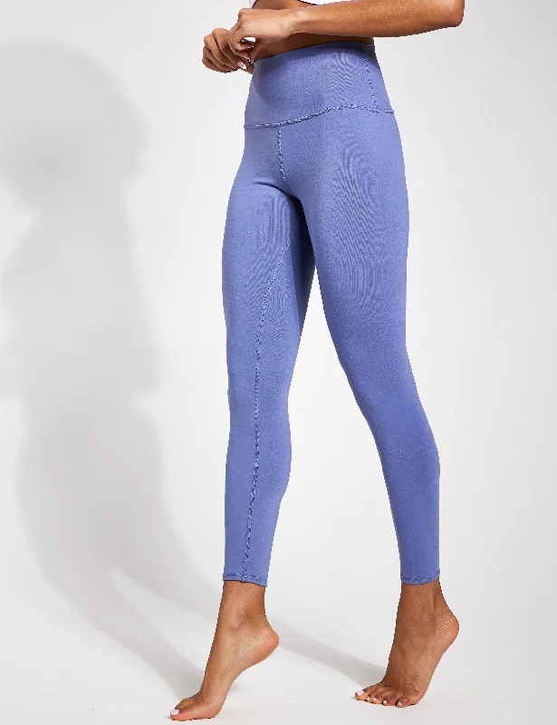 Super Bargain 7/8 High Waisted Airbrush Legging - Infinity Blue