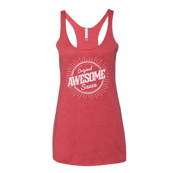 YEAR-End Sale Awesome Sauce Ladies Racerback Women's tank top