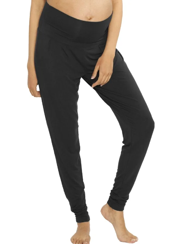 Closeout Sale Bamboo Maternity Pants - Black
