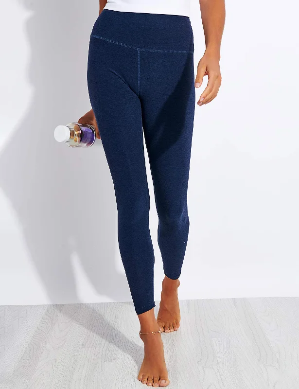 Midnight Madness Spacedye Caught In The Midi High Waisted Legging - Nocturnal Navy