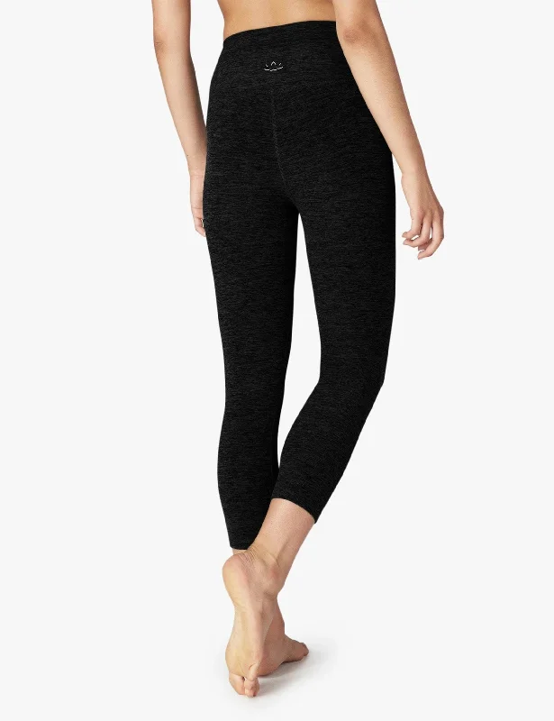 New Markdowns Spacedye Walk and Talk High Waisted Capri Legging - Darkest Night