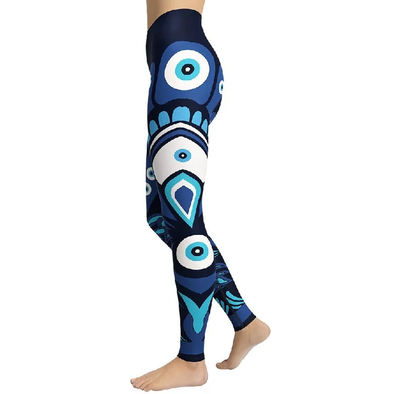 Huge Savings Blue Eye Yoga Leggings