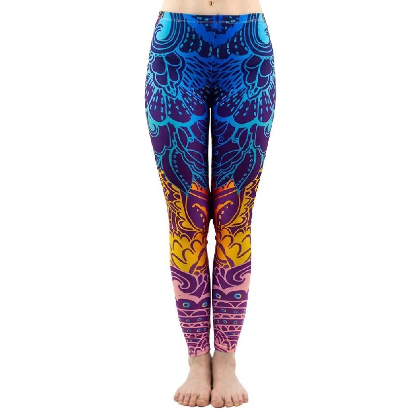 Exclusive Offers Blue Mandala Leggings