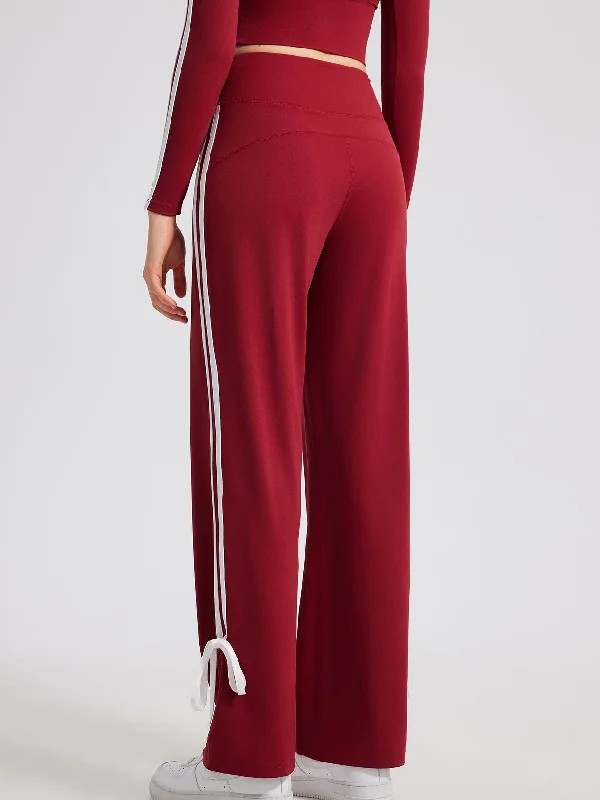 Weekend Flash Sale ZASUWA Female High-waisted Casual Loose Quick Dry Sports Pants