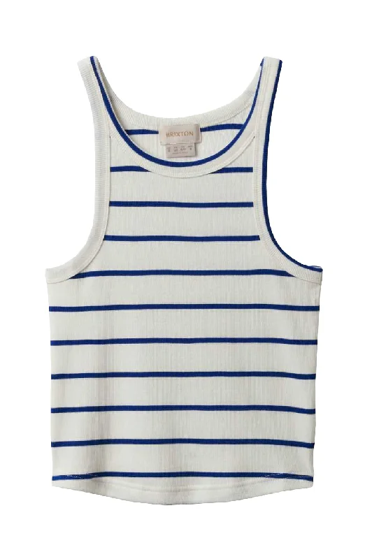 Hurry In Brixton Organic Rib High Neck Tank