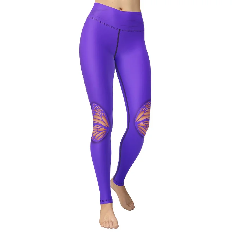 Big Discounts Butterfly Cut Out Yoga Leggings
