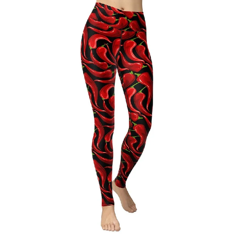 Quick Sale Chilli Pepper Yoga Leggings