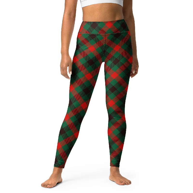 Loyalty Reward Christmas Plaid Yoga Leggings