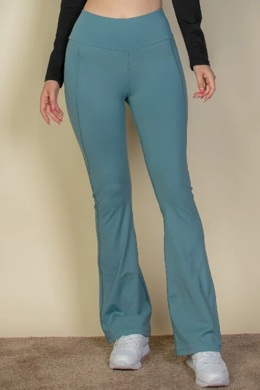 Big Savings Wide waistband flare leg pants