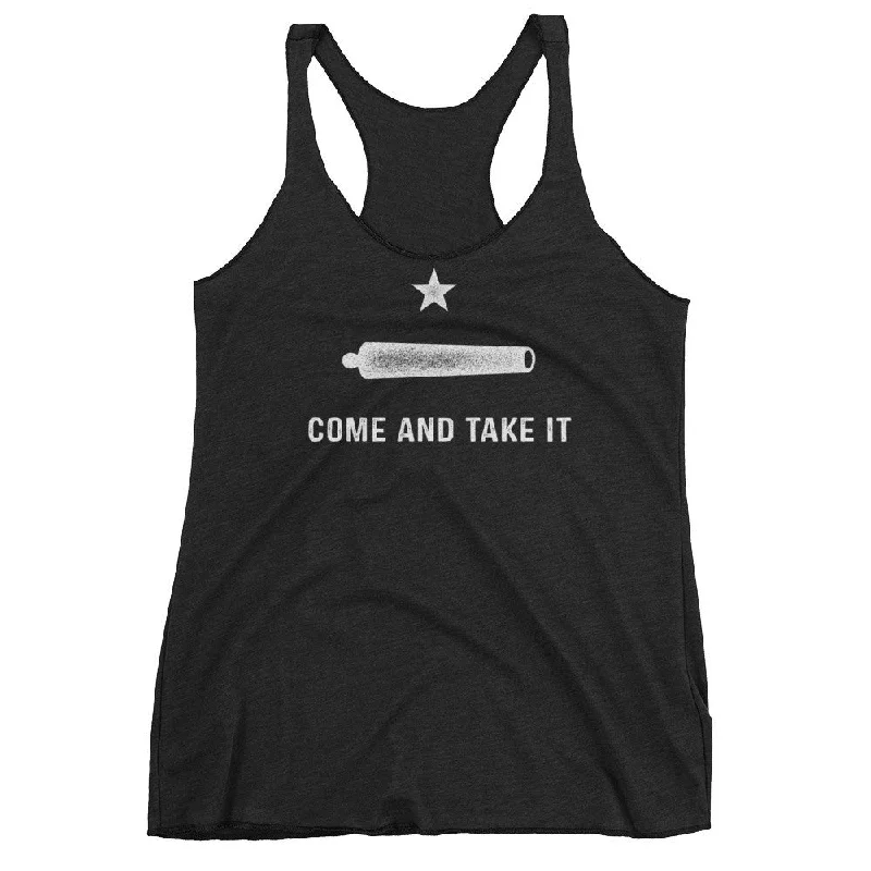 New Arrival Come and Take it Gonzalez Women's Triiblend Racerback Tank Top