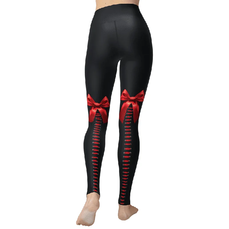 Deal Zone Cute Bow Yoga Leggings