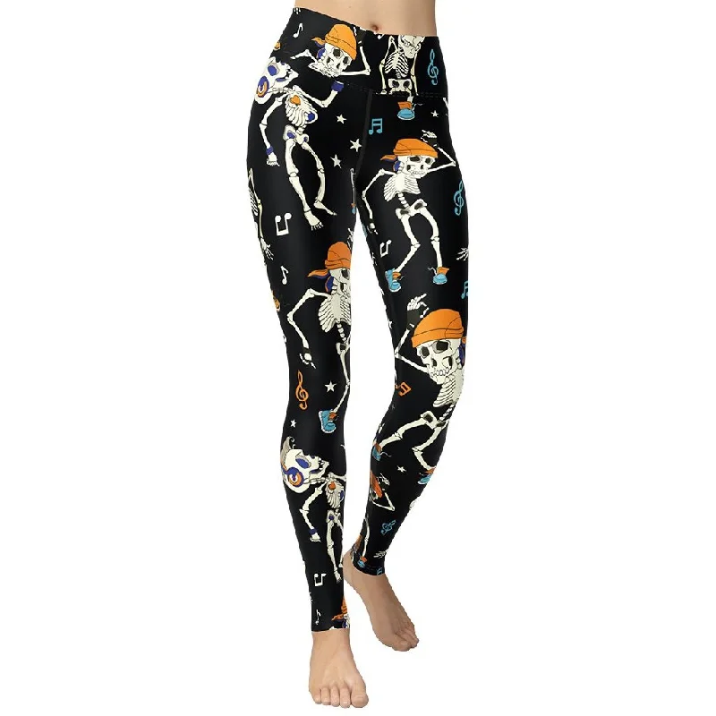 Daily Specials Dancing Skeletons Yoga Leggings