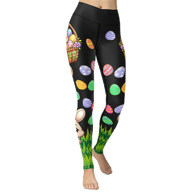 Closeout Easter Basket Yoga Leggings