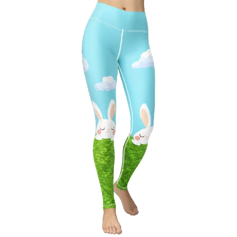 Low Prices Easter Bunny Yoga Leggings