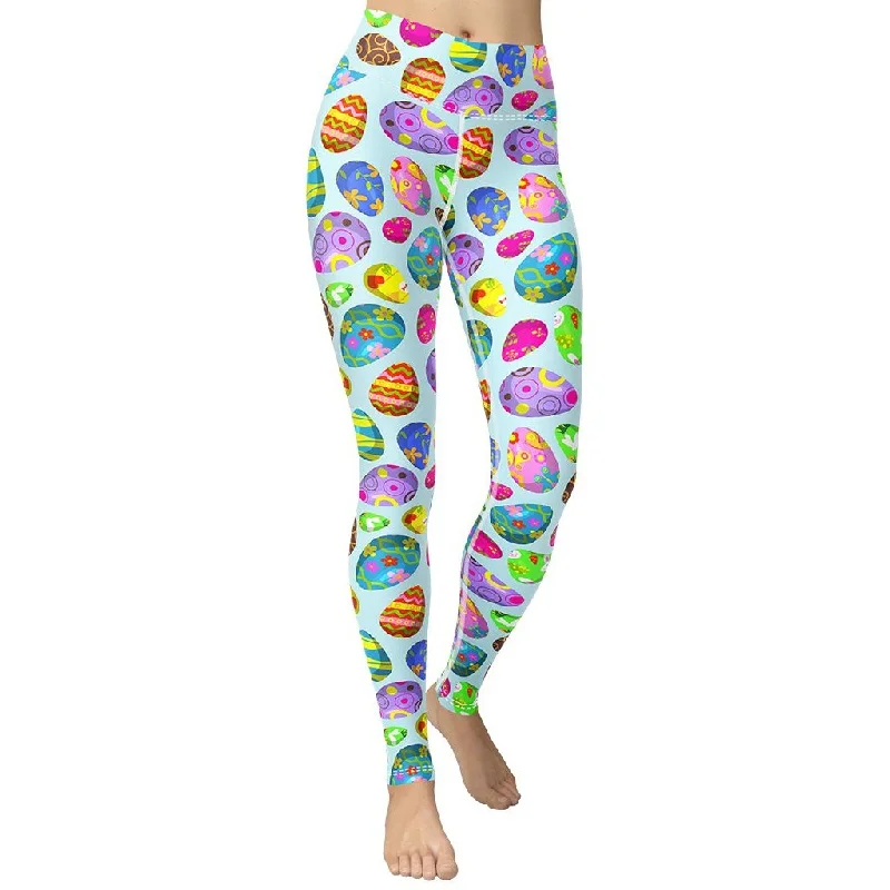 Stock Clearance Easter Egg Pattern Yoga Leggings