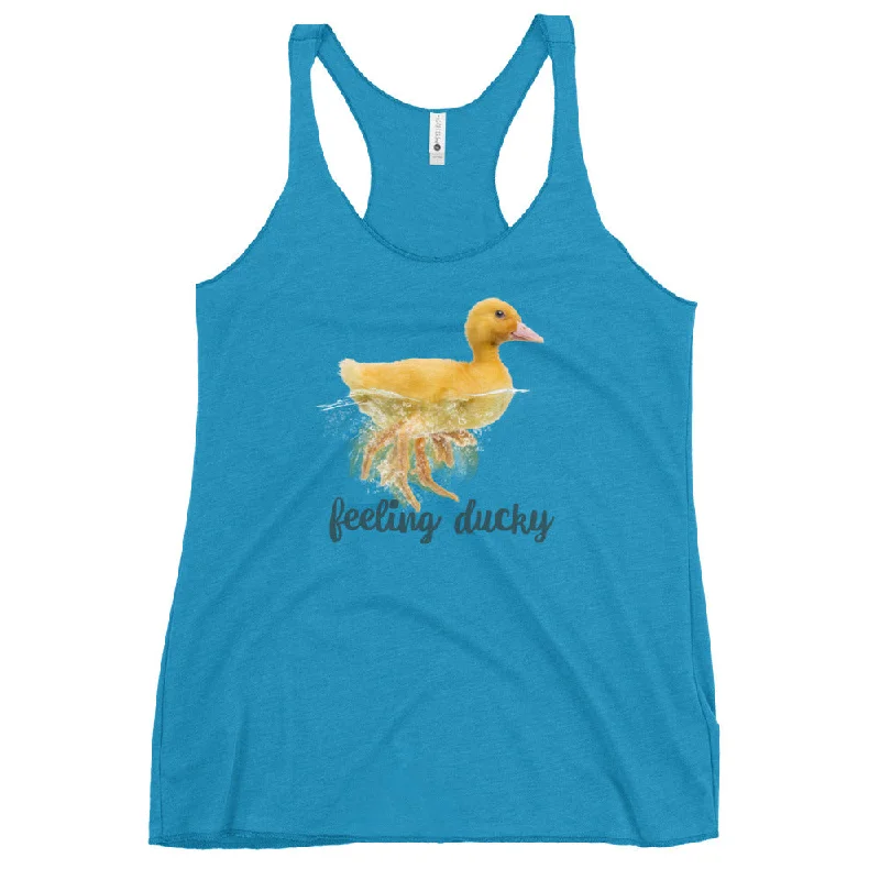 New Deals Feeling Ducky Women's Racerback Tank