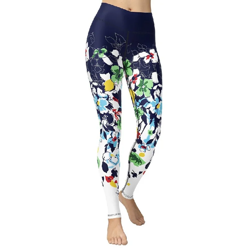 Deal of the Week Flower Drawings Yoga Leggings